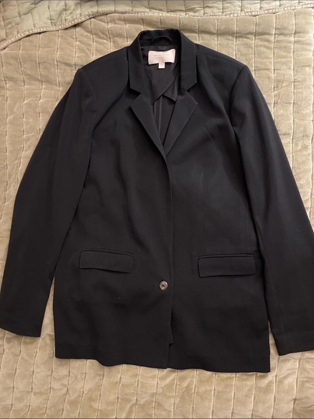 Brochu Walker Black Single-Button Tailored Blazer